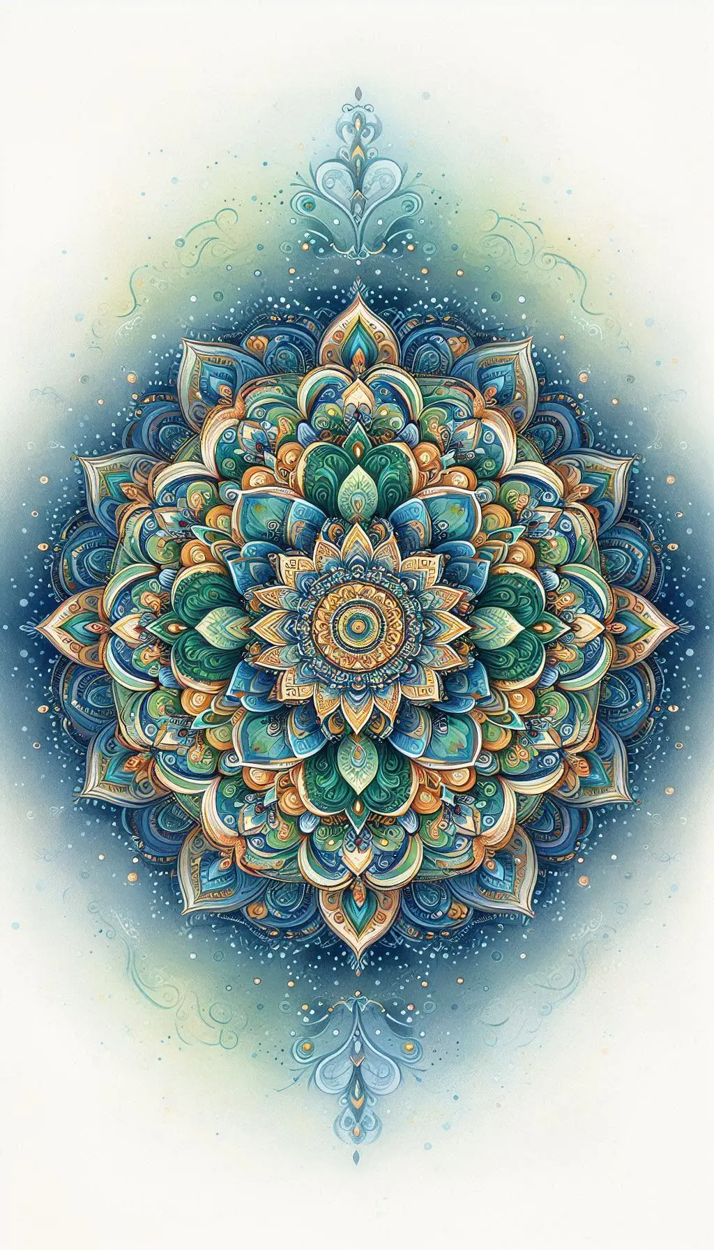 Mandala énergétique symbolisant l’équilibre – cabinet d’hypnose et magnétisme à Saint-Germain-des-Prés près de Montargis